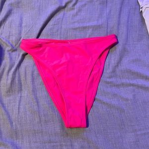 Grey bandit pink bikini bottoms